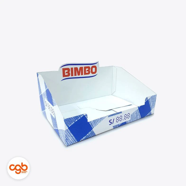 Bandeja exhibidora bimbo