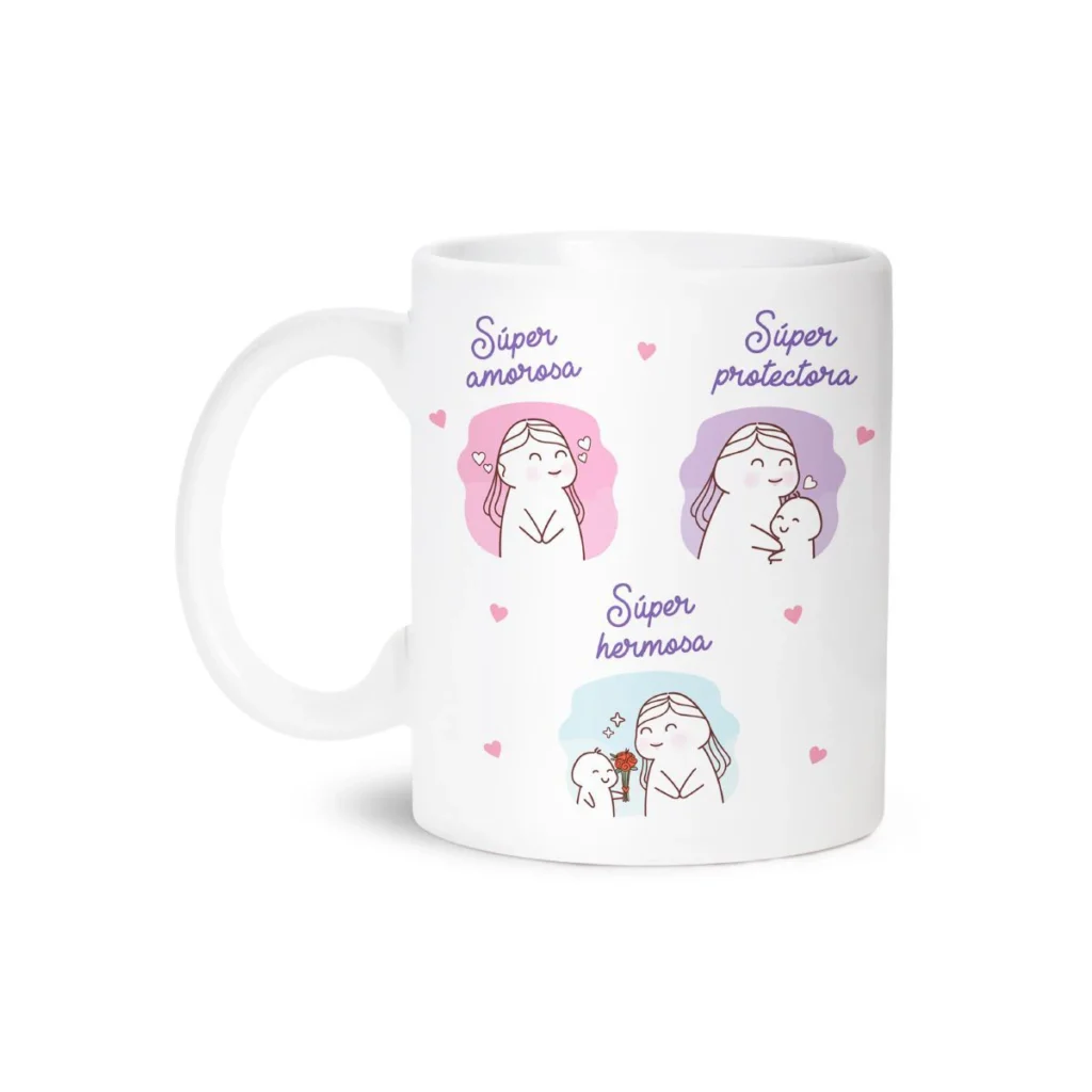 Taza Ingenial Super mamá Ángel