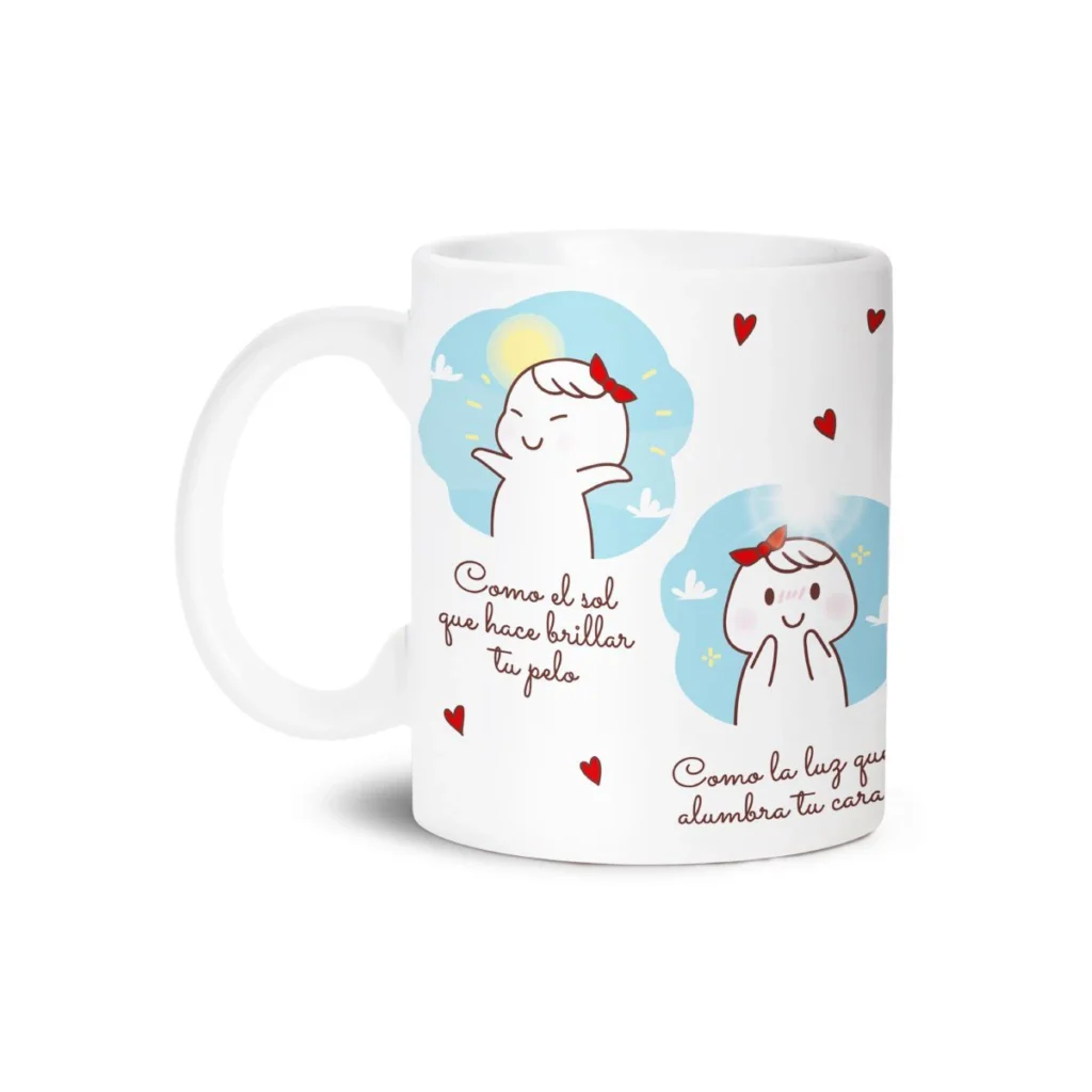 Taza Ingenial Ángel y Peny inlove