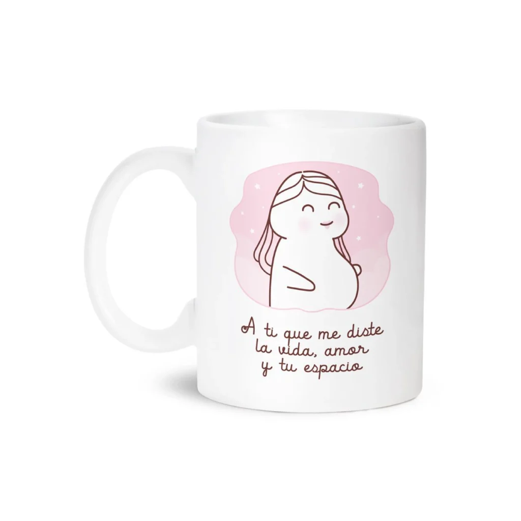 Taza Ingenial Gracias mamá Ángel