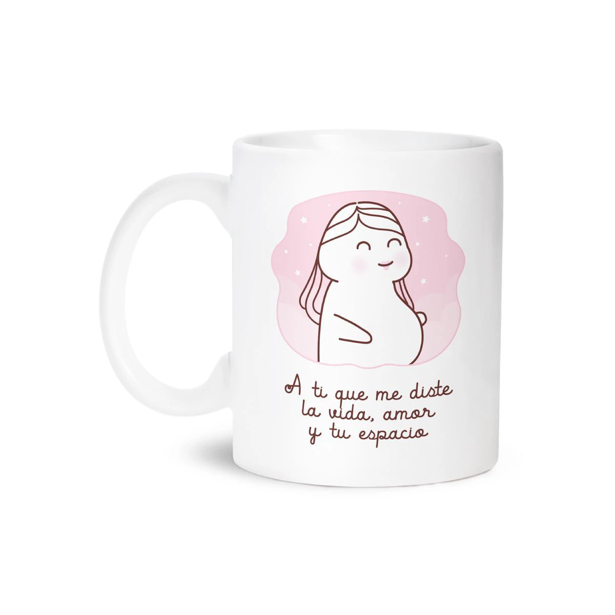 Taza Ingenial Gracias mamá Ángel