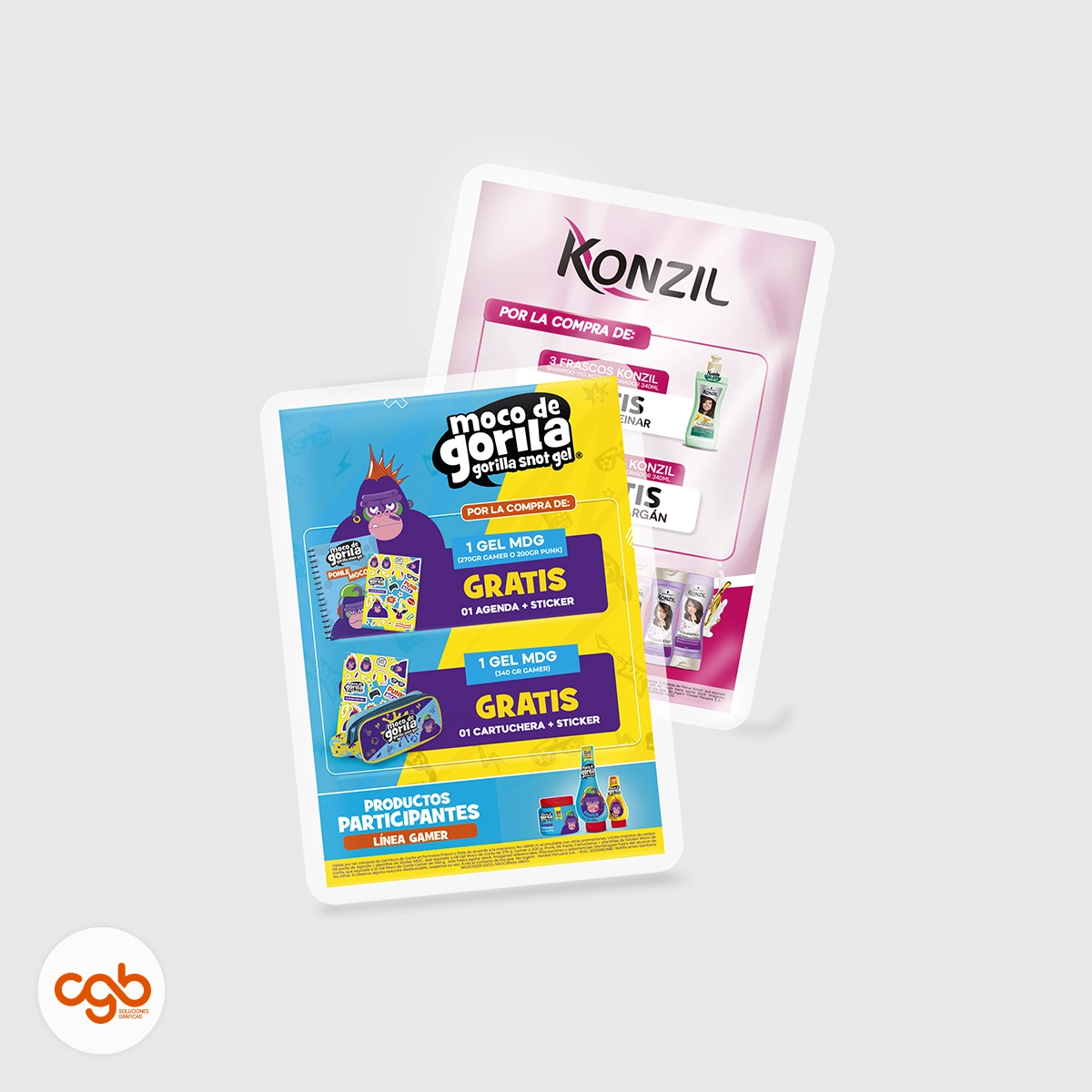 Hoja de ventas Moco de Gorila y Konzil