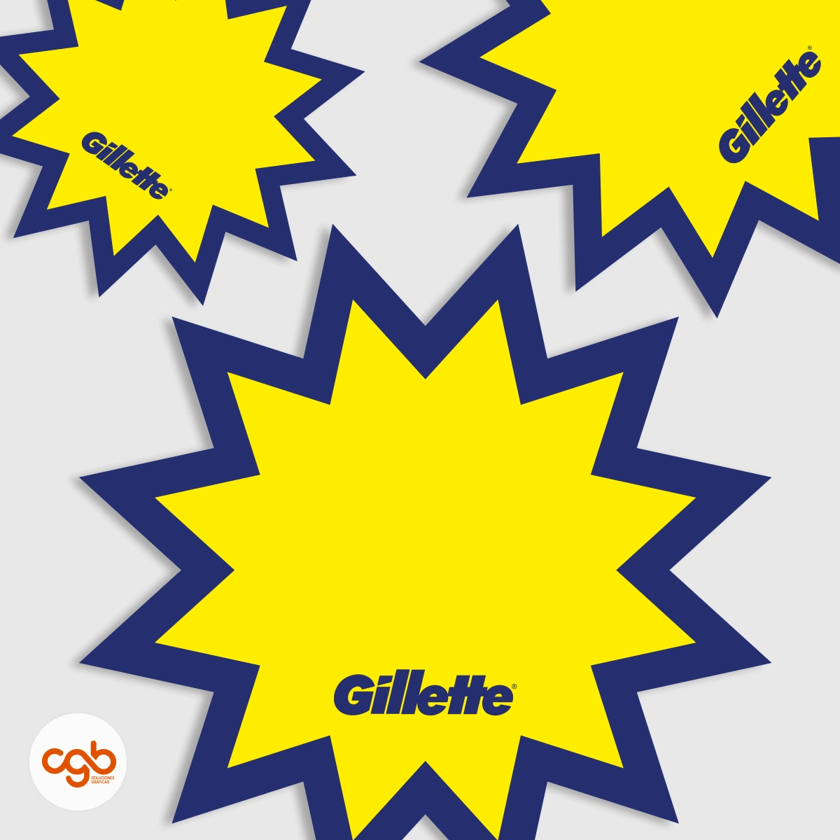 Marcador de precio Gillette