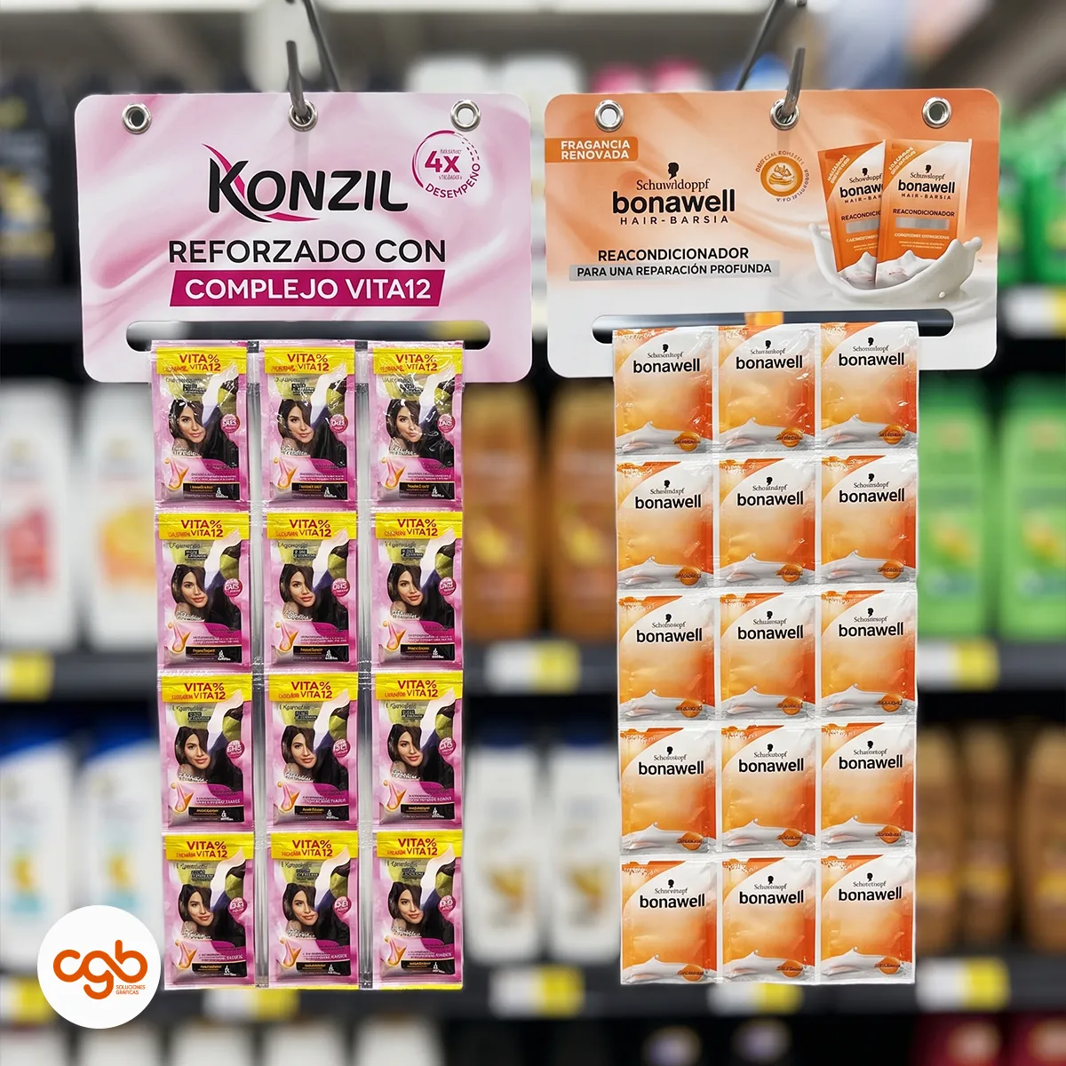 CGB Ristras de shampoo