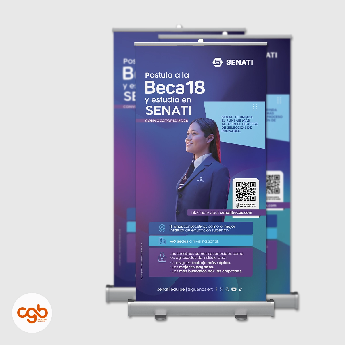Rollscreen 2 x1 Senati