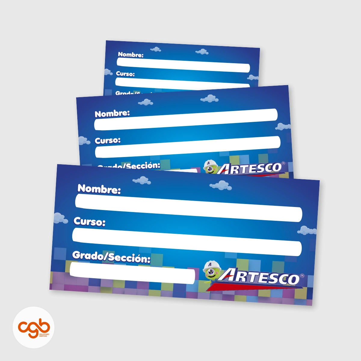 Stickers escolares Artesco