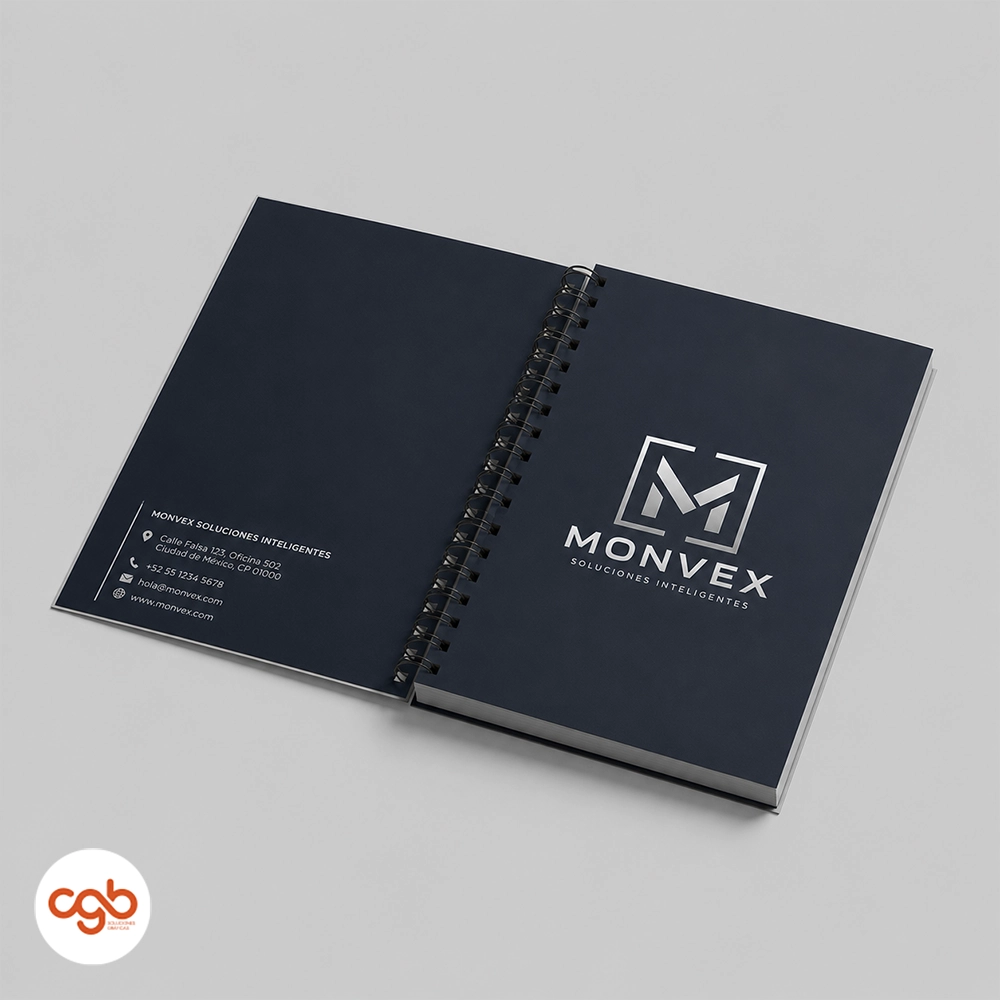 Diseño cuaderno Monvex