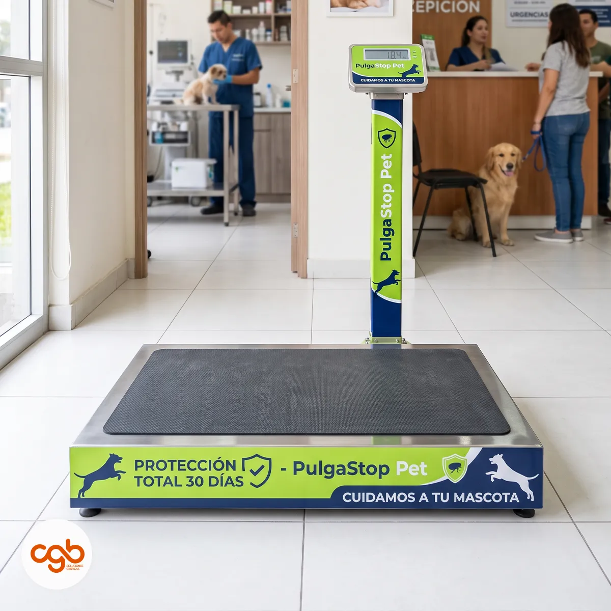 CGB brandeo de balanza veterinaria
