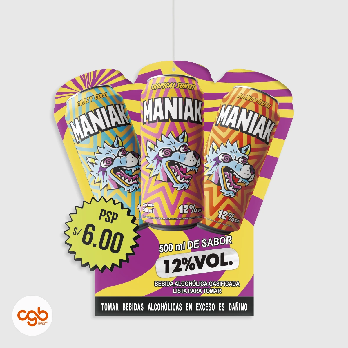 CGB colgante de energizantes