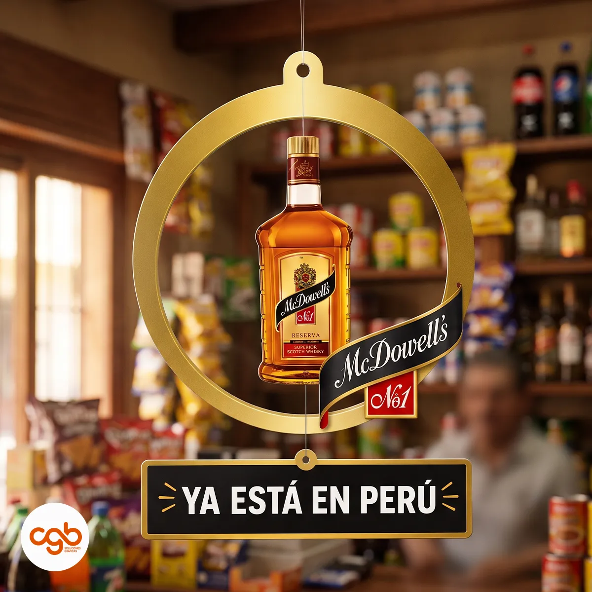 CGB colgante de whisky