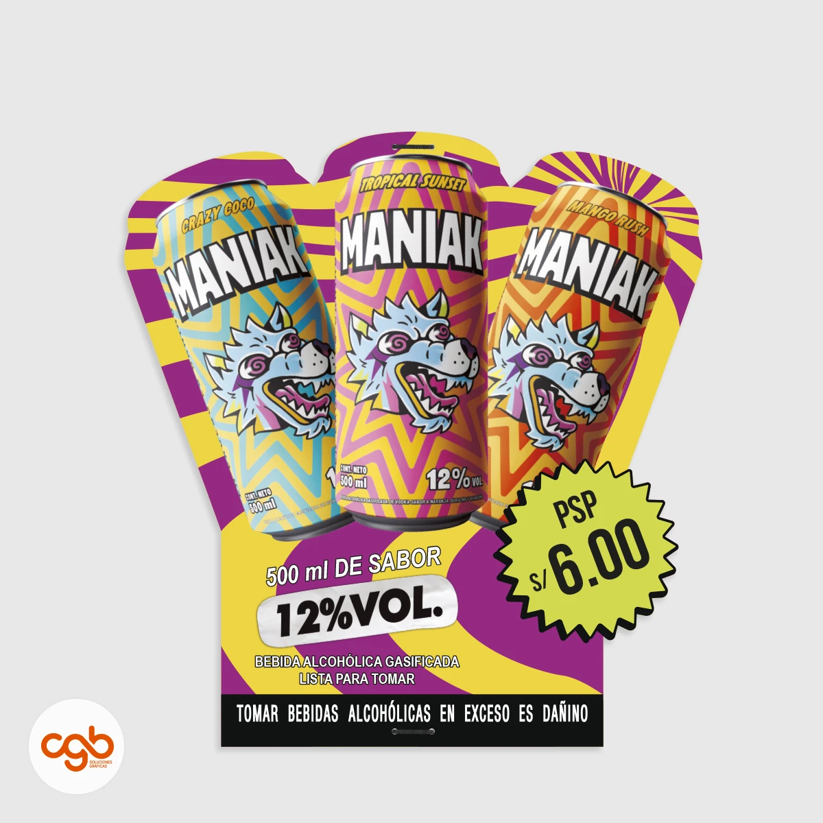 CGB enrejado de energizantes