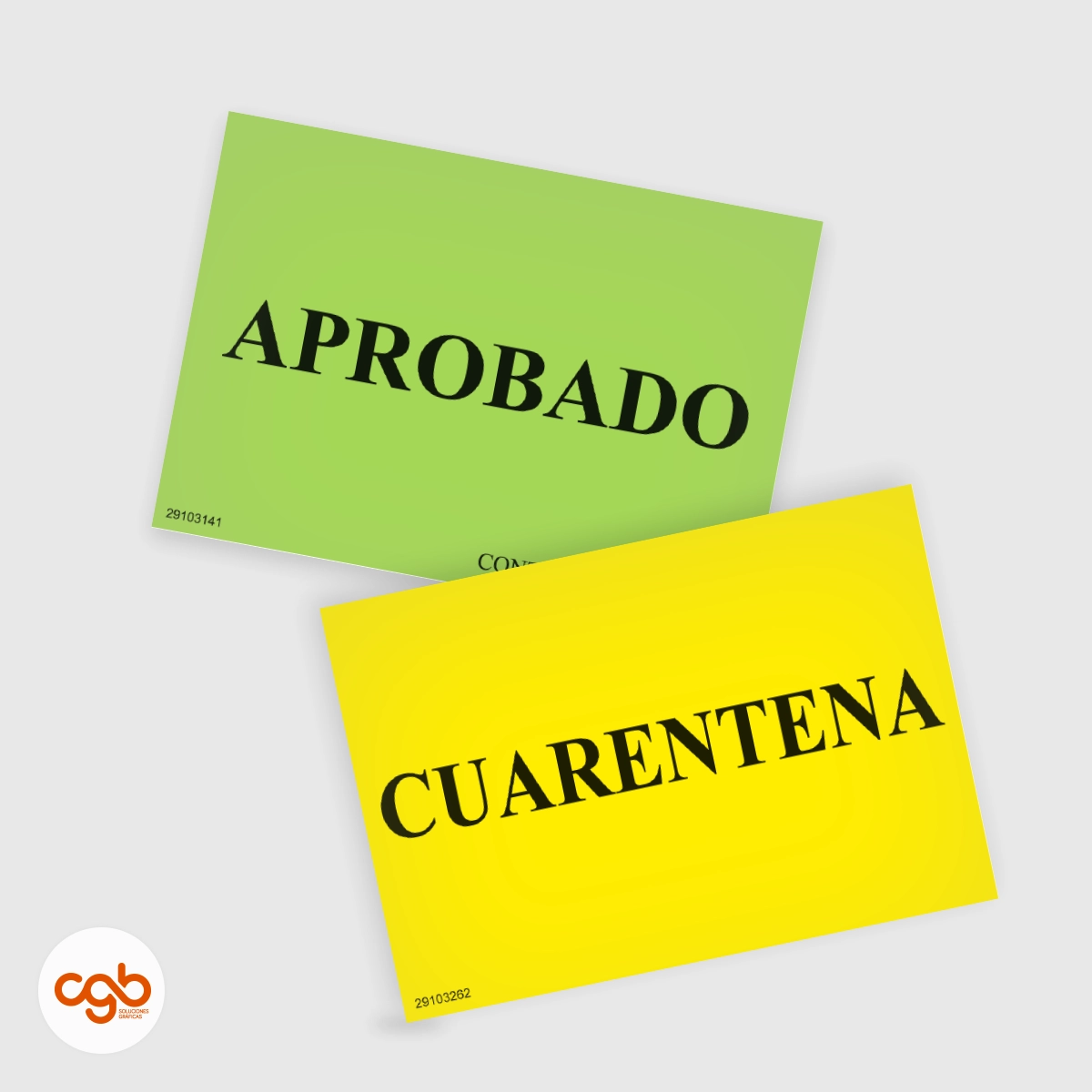 CGB etiquetas sector consumo masivo